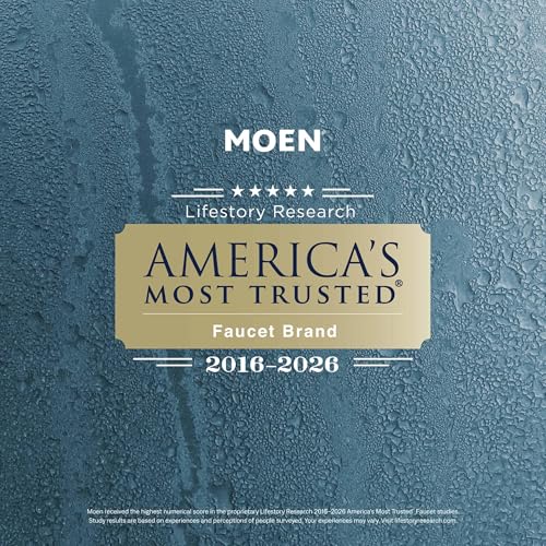 Moen Chateau Chrome Two-Handle Centerset Bathroom Faucet with Metal Drain Assembly, 499525