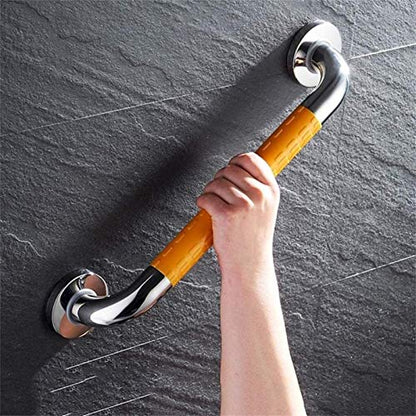 Safety Bathroom Grab Bar, Toilet Bathtub Anti-Skid Metal Support Rail Outer Tube Children Erly Pregnant Woman Handrail Towel Rack-White-60CM - size: 60CM