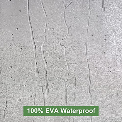 UFRIDAY Frosted Shower Stall Liner 36x72 Inch,EVA Plastic Waterproof Shower Curtain with 2 Magnets,Heavy Duty,Semi Transparent, 3D Frosted Shower Curtain Plastic Liner - color: Frosted Clear, size: 36"W x 72"L (Pack of 1)