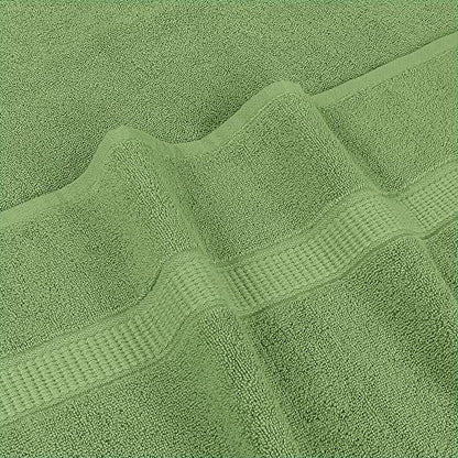 Utopia Towels Jumbo Bath Sheets, 2 Pack, 35x70 in, 600 GSM Cotton, Sage Green - color: Sage Green, size: 2 Piece Bath Sheet