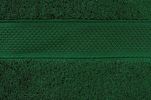 MAURA Hunter Green Hand Towels for Bathroom. Luxury Turkish Cotton Bath Hand Towels Set of 6. Ultra-Soft, Thick & Plush - Dark Green - color: Midnight Green, size: Hand Towel (6-Pack)