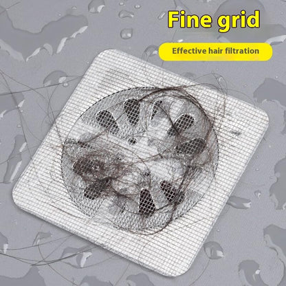 Set of 20 Hair Collectors, Shower Drainage Stickers, Drainage Covers, Drainage nets, Filters, Floor Drain Stickers (20 Pieces)