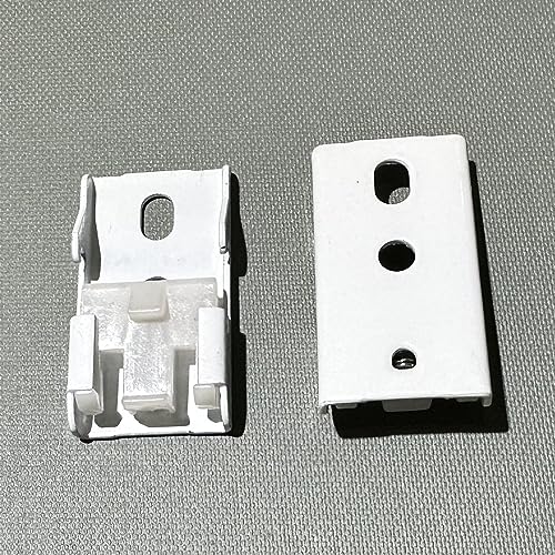 Ceiling Mount For Ceiling Curtain Track | For Window Door Curtain, Shower Room Divider, RV Compatible - size: Ceiling Mount