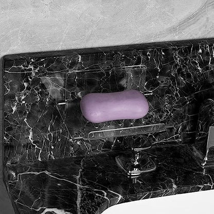 Self Adhesive Soap Dish Wall Mounted, 4 Slot Acrylic Soap Saver, Sponge Soap Holder for Shower Wall, Bathroom, Kitchen (Clear) - color: Clear 1pack
