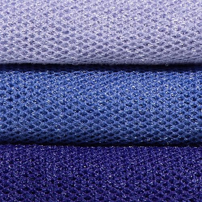 Kitsch African Net Sponge – Exfoliating Body Scrubber – Ocean Blue, 3 Pcs | for Cleansing & Gentle Daily Exfoliation – Stretchable Bath Sponge for Hard-to-Reach Areas – Long-Lasting Shower Essential - color: Ocean Blue