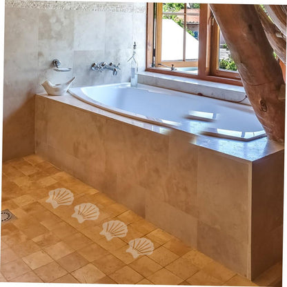 1Set Non-Slip Bathtub Sticker with Transparent Shell Design Anti-Slip Bathroom Decals for Shower Tub and Wet Surfaces Strong Adhesive Safety Appliques for Elderly and Boy Girl
