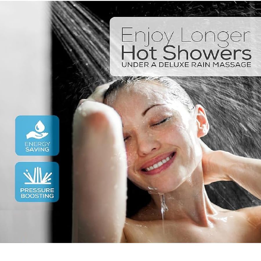 Extreme performance for low water pressure The Fire Hydrant Spa Short Chrome Massager Shower Head