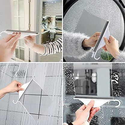 Squeegee Water Blade Scraper Wiper Cleaning Bathroom Shower Mirror Kitchen Countertop Sink
