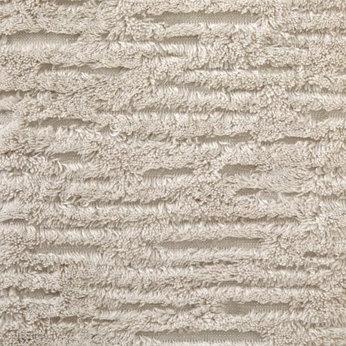 SKL Home CloudSoft 100% Cotton Luxury 6-Piece Towel Set, 600 GSM, Ultra Plush & Absorbent - 2 Bath Towels, 2 Hand Towels, 2 Washcloths, Oatmeal - color: Oatmeal, style: 6-Piece Towel Set