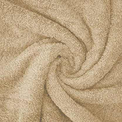 DAN River 2 Pack Bath Sheets Extra Large 35x70, Large Bath Towels for Adults, XL Oversized Heavy Duty Towel Set, 600 GSM 100% Ring Spun Cotton, Soft Quick Dry, Tan - color: Tan, size: Bath Sheet 35x70" (PK 2)