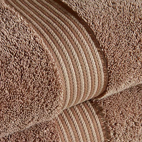Christy Supreme Hygro 4 Piece Wash Cloth Set |100% Supima Cotton | Mocha Brown - color: Mocha, size: 4 Wash Cloths Set