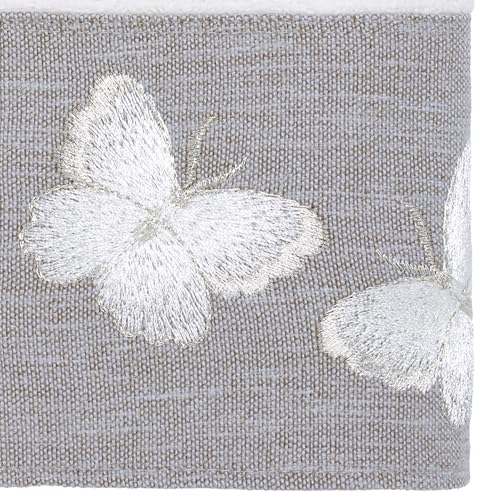 Avanti Linens - Washcloth, Soft & Absorbent Cotton Towel (Yara Collection, White) - color: Yara White, size: Washcloth