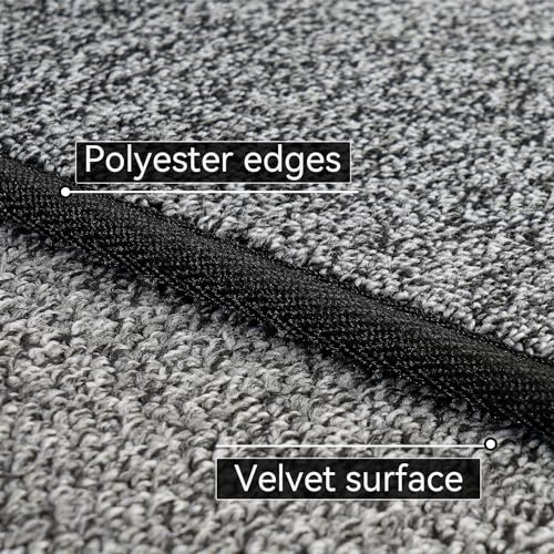 AREDO Runner Rugs for Live Room (Black, 5' x 7' (Rectangular)) - color: Black, size: 5' x 7' (Rectangular)
