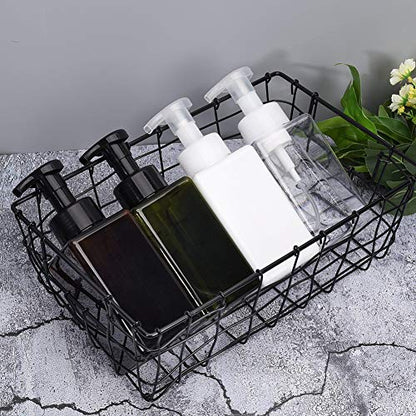 Foaming Soap Dispenser, 15oz Plastic Refillable Pump Bottle, 2 Pack, Green | Hand Dispenser for Liquid Soap, Shampoo & Body Wash – Saves Soap with Rich Foam, Reusable, Easy to Refill, BPA-Free - color: Green, size: 15 oz (2 Pack)