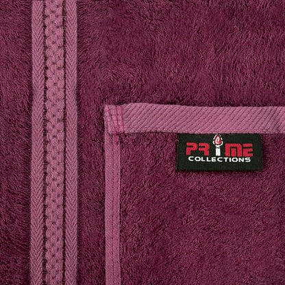 Bath Towel Set Ultra Soft Highly Absorbent Machine Washable Hotel Spa Quality Bath Towels for Bathroom (Berry, 8) - color: Berry