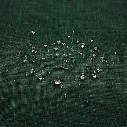 KOUFALL Dark Green Waterproof Linen Fabric Shower Curtain 54x72 Inch Length - color: Dark Green, size: 54"W x 72"L (Pack of 1)