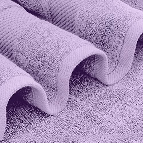 White Classic Luxury Soft Bath Sheet Towels - 650 GSM Cotton Luxury Bath Towels Extra Large 35x70 | Highly Absorbent and Quick Dry | Hotel Quality Extra Large Bath Towels Oversized, Lavender, 2 Pack - color: 16: Lavender