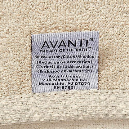 Avanti Linens - Hand Towel, Soft & Absorbent Cotton Towel, Beach Inspired Bathroom Accessories (Seaglass Collection) - size: Hand Towel