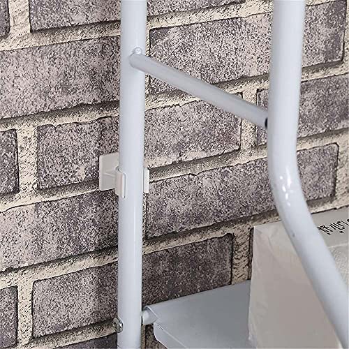 3-Tier Bathroom Organizer Ladder Shelf, Over Toilet Shelf Paper Holder Organizer, Over The Toilet Storage