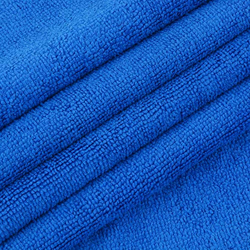 Dish Cloth for Washing Dishes Kitchen Washcloth Cleaning Cloth | 12x12inch 20pack Kitchen Towels Rags, Microfiber Cleaning Cloths, Wash Cloths with Poly Scour Side, Wholesale, Dark Blue - color: Dark Blue, size: 12inchx12inch 20pack
