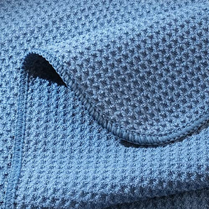 POLYTE Premium Microfiber Kitchen Dish Cloth Waffle Weave 12 Pack (12x12 in, Dark Blue, Gray, Off White) | Lint Free, Quick Dry - color: Dark Blue, Gray, Off White, size: 12x12 in