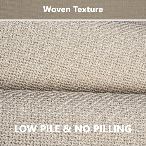 Large Bathroom Rugs Runner Non Slip Bath Mat 17" x 47", Quick Dry | Bath Mat Machine Washable Bathroom Rugs, Beige, Thin Bath Mat - color: Light Beige, size: Runner(17"x47")