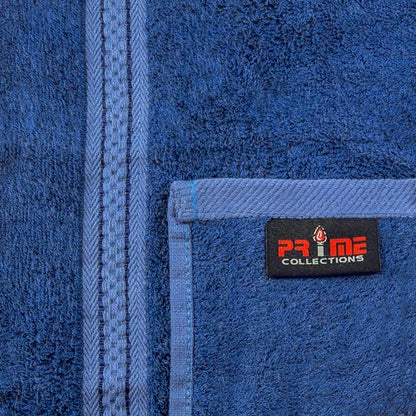 Bath Towel Set 8 PCS (8, Navy) - color: Navy