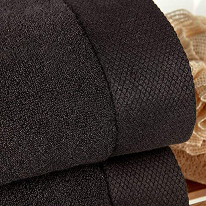Christy Luxe 2 Bath Sheet Set in Black 100% Turkish Cotton - Super Soft & Quick Dry - Machine Washable - 730GSM - 2 Bath Sheets - color: Black, size: 2 Bath Sheets