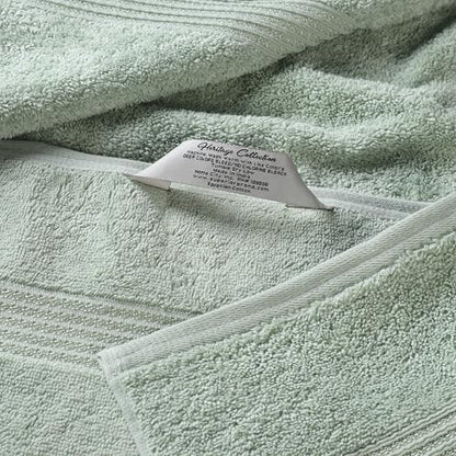 Superior Egyptian Cotton 6-Piece Towel Set, Bathroom Essentials, Towels For Bathroom, Apartment, Airbnb, Guest Bath, Face, Hand, Bath Towels, Washcloths, Absorbent, Fast Drying, Sage