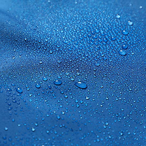 Shower Curtain Liner 72 x 72 Inch Soft Water Repellent Heavy Duty Light Fabric Shower Curtains with 12 Rust-Proof Metal Grommets, Hotel Quality, Machine Washable, Blue - color: Blue, size: 72"W x 72"L (Pack of 1)