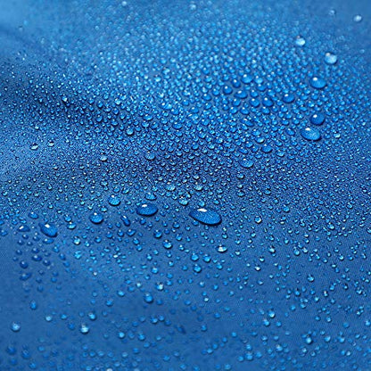 Shower Curtain Liner 72 x 72 Inch Soft Water Repellent Heavy Duty Light Fabric Shower Curtains with 12 Rust-Proof Metal Grommets, Hotel Quality, Machine Washable, Blue - color: Blue, size: 72"W x 72"L (Pack of 1)