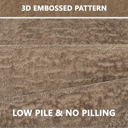 Bathroom Mat Quick Dry Low Profile Washable Bathroom Rugs | Non Slip Bath Rugs Ultra Thin Bath Mat Fit Under Door, Coffee, 17" × 32" - color: Coffee, size: Medium(17"x 32")