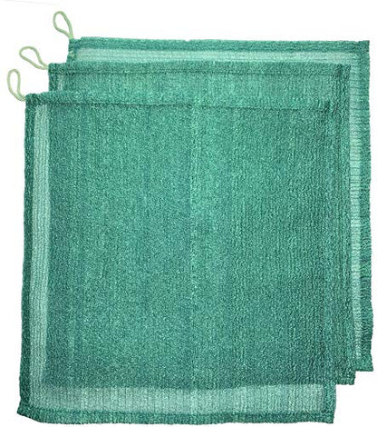 Mr.Cui'shop 3 pcs/Set 12"×12" Super Rough Home Spa Exfoliating Nylon Bath Cloth/Towel - Magic Shower Washcloth for Body - Shower Scrubber - Remove Dead Skin - Great for Skin Care in the Bath