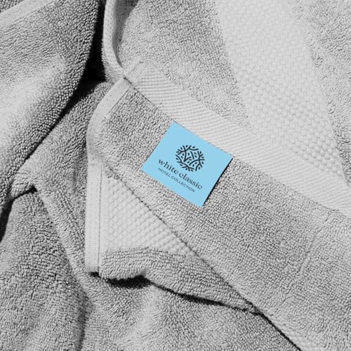 White Classic Luxury Bath Sheets Towels for Adults Extra Large | Highly Absorbent Hotel Collection | 35x70 Inch | 2 Pack (Dolphin Gray) - color: 06: Dolphin Gray