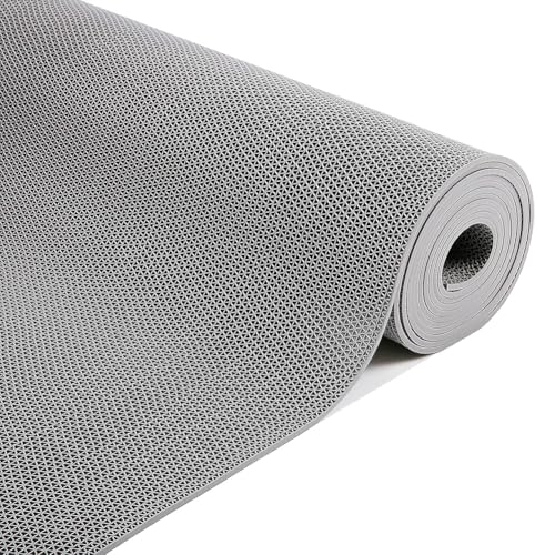 Petgrow Thick PVC Drainage Floor Mat 3FTX10FT,Non-Slip Pool Commercial Mesh Hole,Heavy Duty Deck Hollow Mat for Wet Area Bathroom Bath Shower Kitchen Restaurant Garage,Outdoor Indoor Rug,Custom Size - size: 120" x 36" (Rectangular)