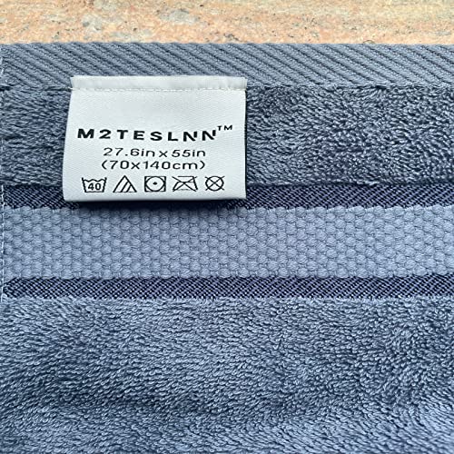 Bath Towels 100% Cotton Towel Set 6Pieces for Bathroom-600GSM Premium Hotel Quality-Soft & Absorbent & No Shedding-2 Bath Towels,2 Hand Towels,2 Washcloths(White)
