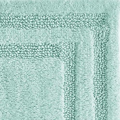 Tommy Bahama - Bathroom Rugs, Cotton Bath Mat, Highly Absorbent, Coastal Inspired Design (Isla Turquoise, 2 Piece) - color: Turquoise, size: 17 x 24 inches, 21 x 34 inches