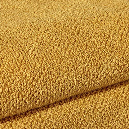 Christy Brixton 4 Piece Towel Set | Saffron Yellow | 100% Cotton | Ultra Soft | Super Absorbent | 600GSM | 2 Bath Towels 2 Hand Towels - color: Saffron, size: 2 Hand 2 Bath Set