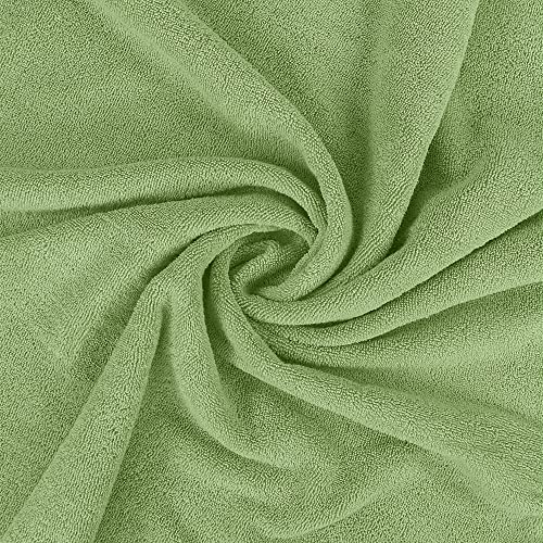 Utopia Towels Jumbo Bath Sheets, 2 Pack, 35x70 in, 600 GSM Cotton, Sage Green - color: Sage Green, size: 2 Piece Bath Sheet