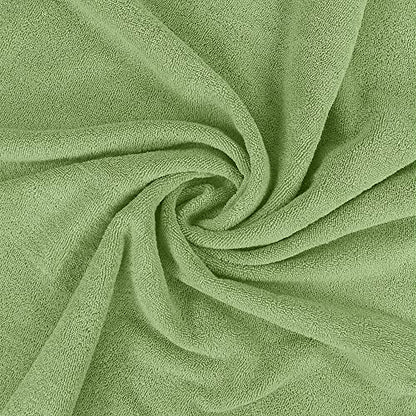 Utopia Towels Jumbo Bath Sheets, 2 Pack, 35x70 in, 600 GSM Cotton, Sage Green - color: Sage Green, size: 2 Piece Bath Sheet