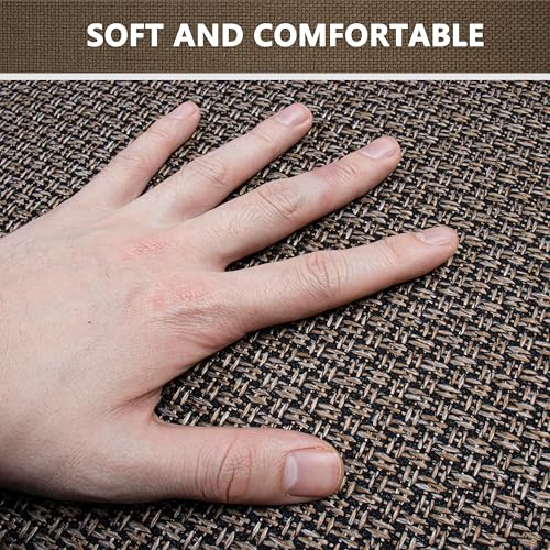 Long Bathroom Rugs Runner Bathroom Mat Quick Dry | Machine Washable Bathroom Rugs Ultra Thin Door Mat, 17" x 47" - color: Black Brown, size: Runner(17"x47")
