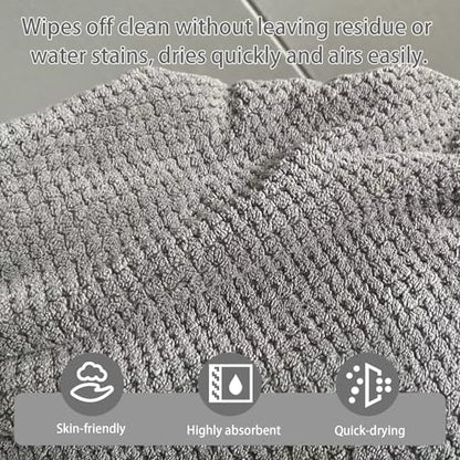Extra Large Microfiber Bath Towels Set of 6 for Adults, 35″ x 70″, Soft and Super Absorbent, Quick Dry, No Fading and No Lint, Luxury Towel Set for Bathroom, Spa, Gym, Travel - Grey - color: Gray 6-pack