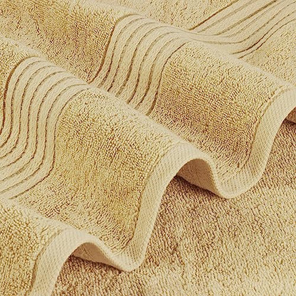 Utopia Towels Luxurious Bath Towels Set, 27x54 in, 4 Pack, Soft, Beige | Soft Luxurious Ring Spun Cotton Bath Towels - Lightweight, Highly Absorbent, Quick-Drying, Ideal for Daily Use - color: Beige