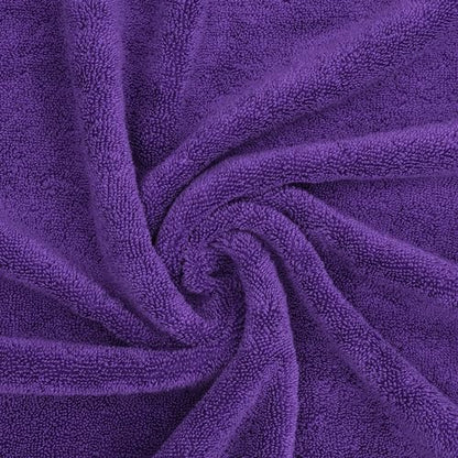 American Soft Linen Salem Washcloth Sets, 4 Piece Luxury 600 GSM 100% Cotton Washcloths for Bathroom, 13x13 inches Washrags Premium Quality Hand Face Towels, Purple - color: Rich Purple, size: 13x13"