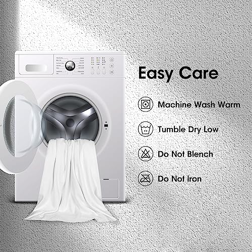 JML Microfiber Bath Towel 2 Pack(30" x 60"), Oversized Thick Towels, Soft, Super Absorbent and Fast Drying, No Fading Multipurpose Use for Sports, Travel, Fitness, Yoga, 30 in 60 in, Grey Count | Microfiber, Hanging Loop, Oversized, Soft & Absorbent, Fast