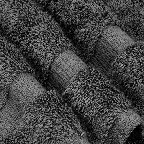 Chakir Turkish Linens |Hotel & Spa Quality 100% Cotton Premium Turkish Towels | Soft & Absorbent (Dark Gray, 6-Piece Towel Sets) - color: Dark Gray