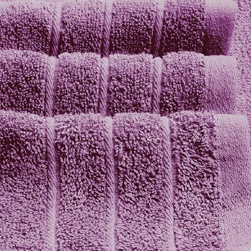 2 Piece Extra Large Bath Sheets 35 x 70 Inches, Purple | 100% Cotton, Larger & Lighter Weight, Quicker to Dry, Super Soft & Absorbent, Oversized Bath Towels - color: Purple