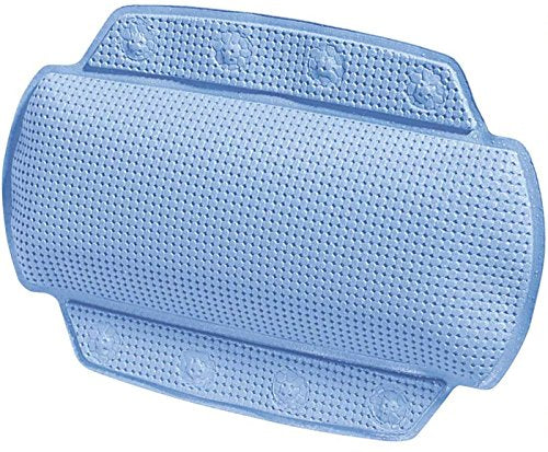 Spirella - Alaska Bath Cushion Light Blue with 8 Suction Cups Antibacterial - Non-Slip Washable - 23 x 32 cm - color: Lightblue, size: 23 x 32 cm