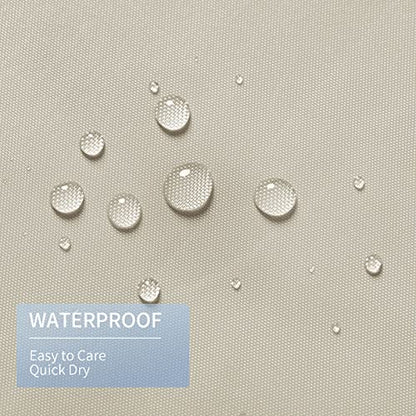 Beige Fabric Waterproof Shower Curtain or Liner, 36 x 72 | Fabric Shower Curtain Liner, Soft Cloth, Hotel Quality, Modern Style, Water-Resistant, Machine Washable - color: Fabric-beige, size: 36"W x 72"L (Pack of 1)