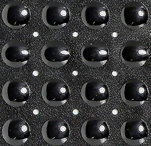 Extra-Long Non-Slip Bathtub & Shower Mat 39”x16” (Smooth/Non-Textured Tubs Only) Safe, Clean, Machine-Washable, Superior Grip&Drainage, Vinyl, Opaque Black - color: Opaque Black, size: 39" x 16" (Rectangular)